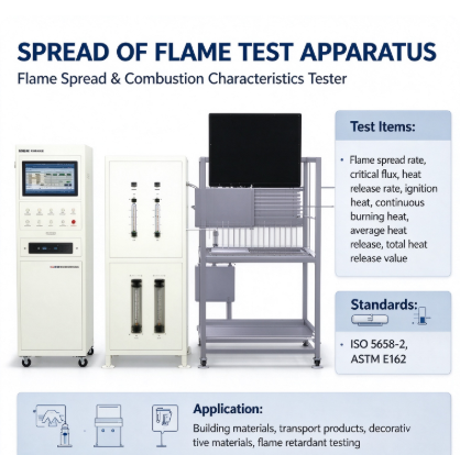 Explosion-proof Spread of Flame Test Apparatus 19° Analysis Frame Heat Release Rate Testing Instrument