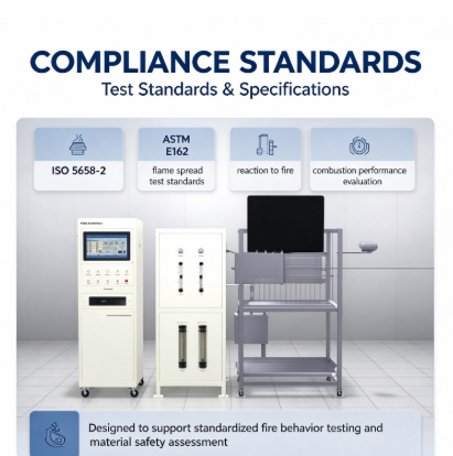 Explosion-proof Spread of Flame Test Apparatus 19° Analysis Frame Heat Release Rate Testing Instrument