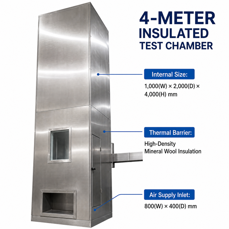 IEC 60332-3-10 UL 1685 EN 50399 Compliant Bunched Cable Vertical Flame Spread Tester Cable Flame Test Machine