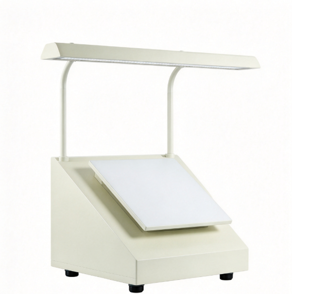 60° Irradiation Paper Dust Tester with 360° Rotating Platform and Standard Dust Image 0.05~5.0mm² for Paper Dust Inspection Instrument