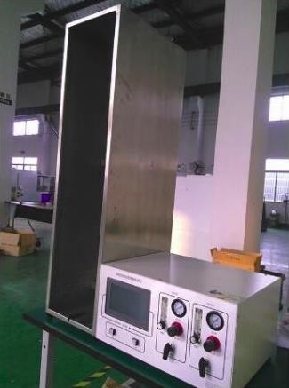 IEC 60332 Single Cable Vertical Flame Tester , 45degree Flame Spread Test Machine