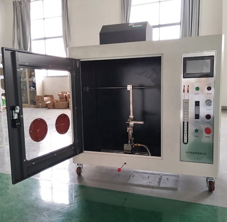 UL 94 Horizontal And Vertical Burner Test Chamber With Fully Adjustable Supports