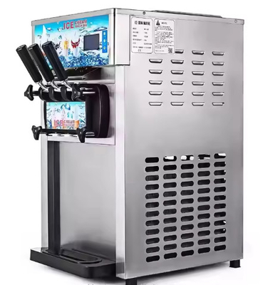 220v Small Commercial Soft Serve Ice Cream Machine Stainless Steel