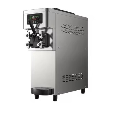 Upgrade Ice Cream Production Floor Standing 13L Three Head Automatic Vending Machine