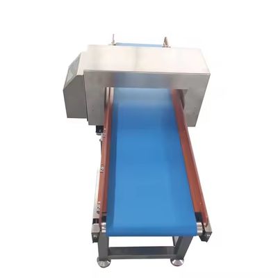 Food Grade Conveyor Type Metal Detector Inspection Machine Customized Support And 50 KHZ Operating Frequency