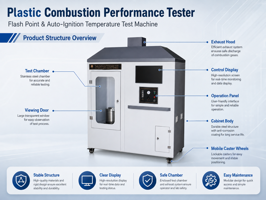 YYF002 Plastic Combustion Performance Test Machine